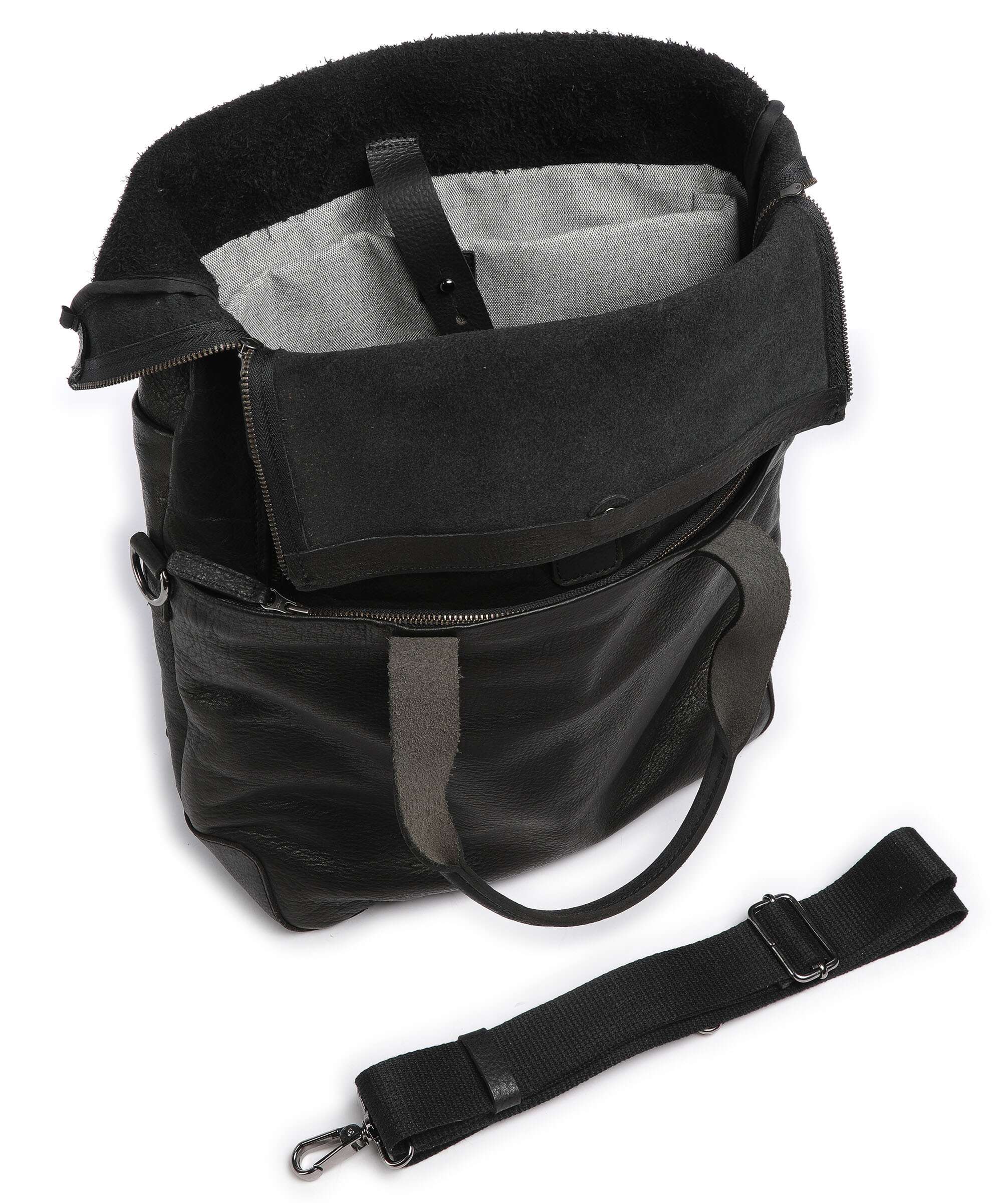 Harold's Mount Ivy XL Rolltop backpack black