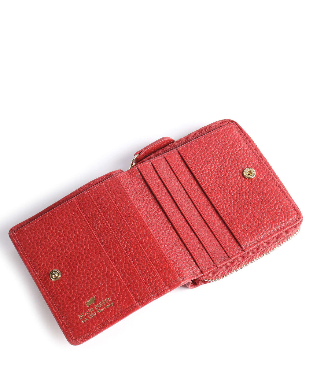 Braun Büffel Asti Wallet rot