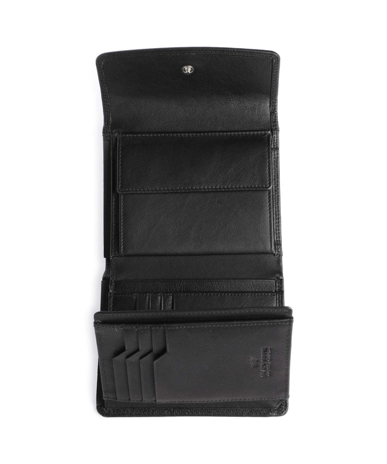 Braun Büffel Golf Secure RFID Wallet schwarz