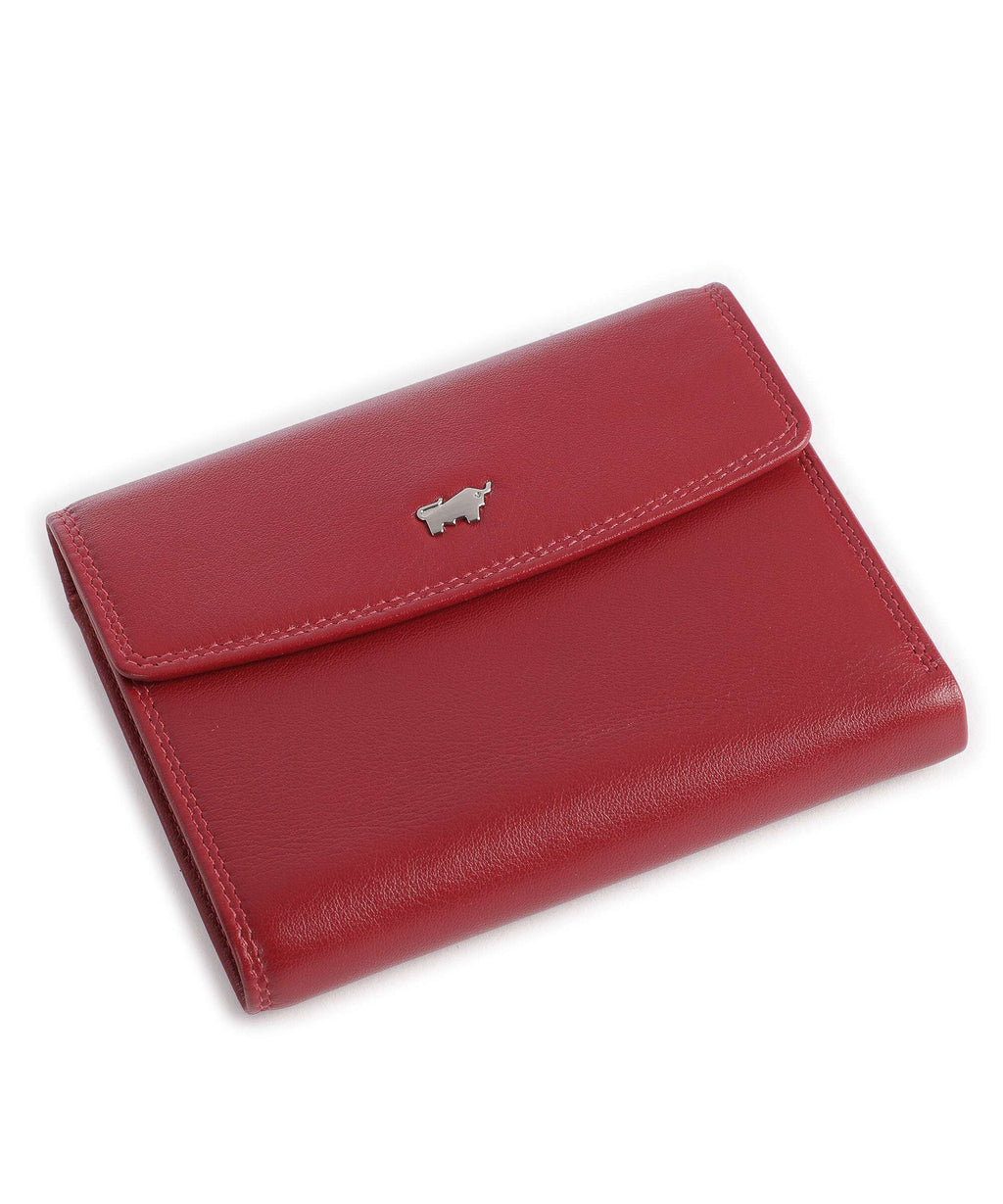 Braun Büffel Golf Secure Wallet rot