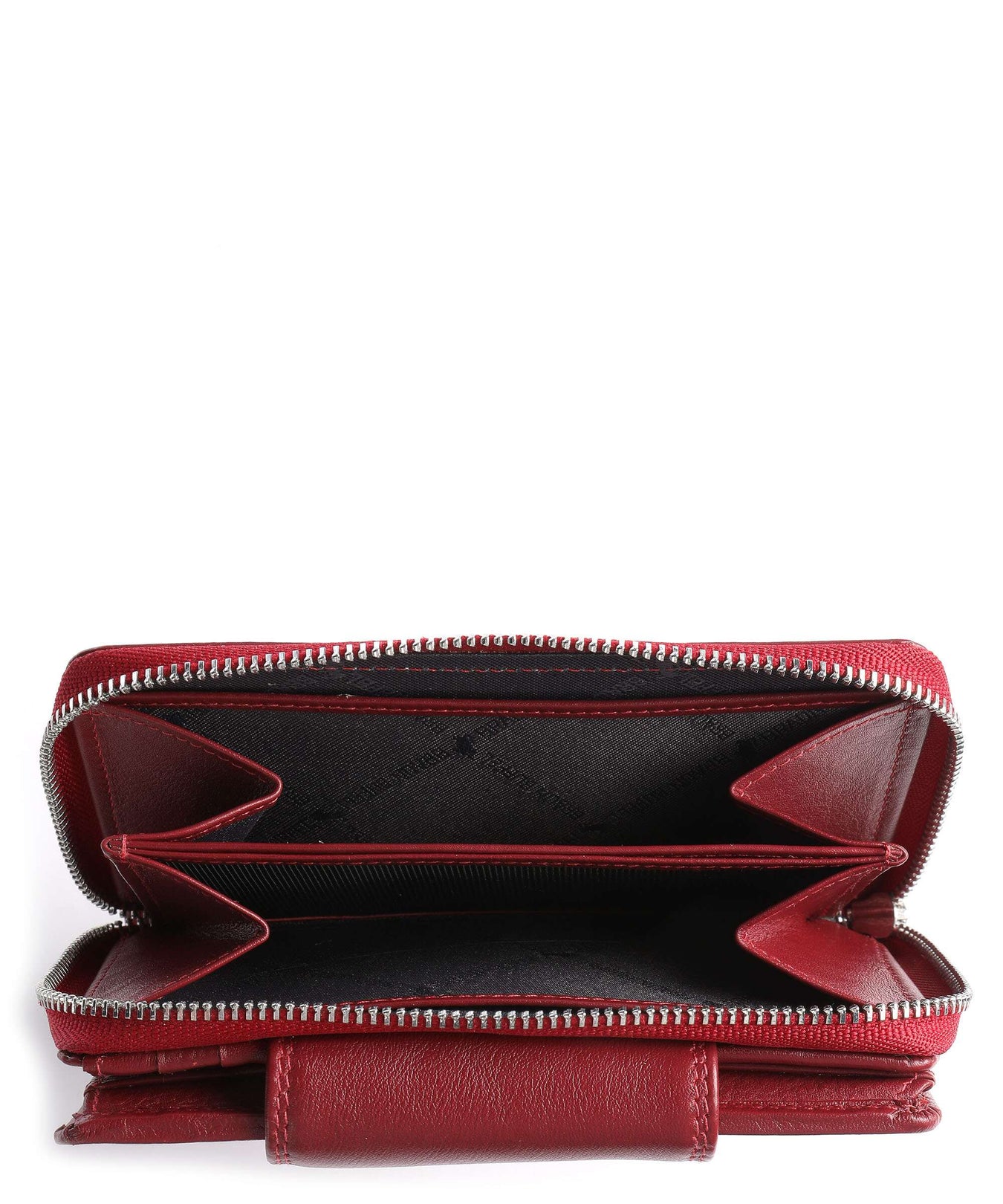 Braun Büffel Golf Secure RFID Wallet rot