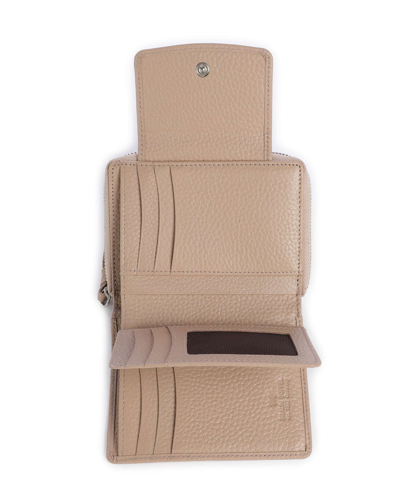 Braun Büffel Hanna Wallet creme