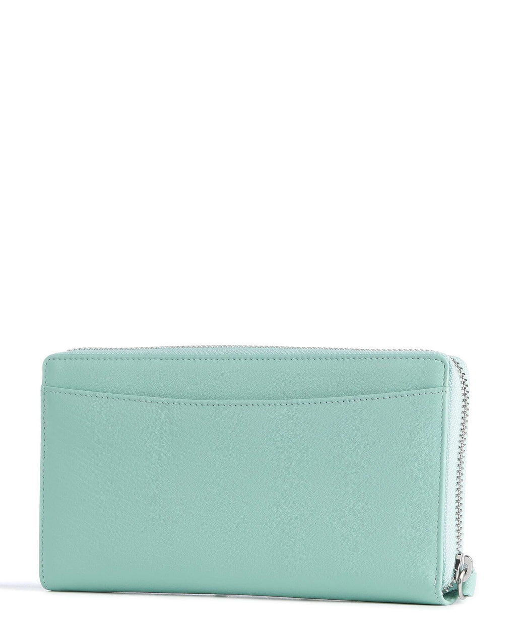 Braun Büffel Joy RFID Wallet aquamarin