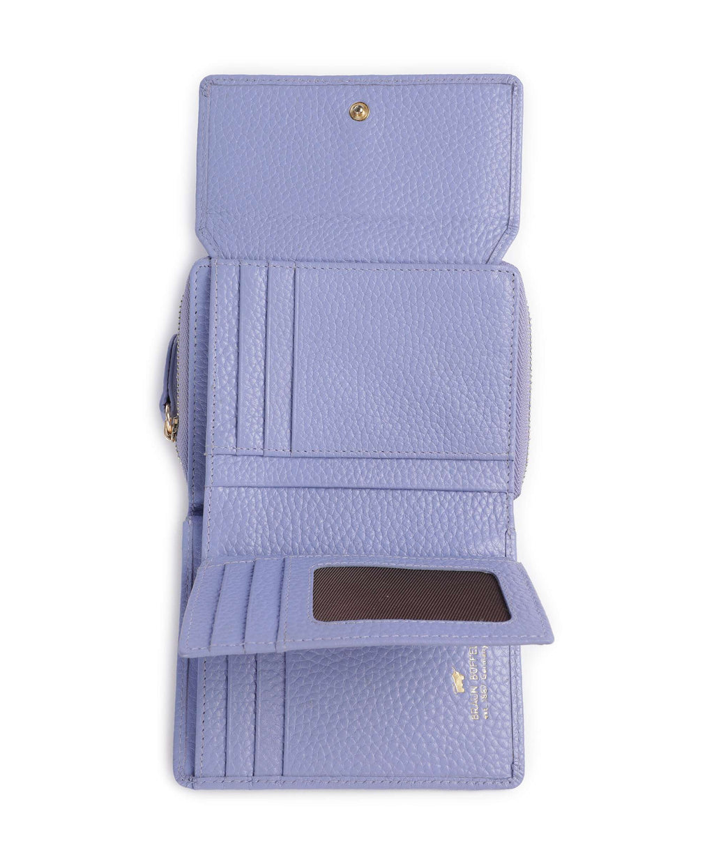 Braun Büffel Asti Wallet lilac blue