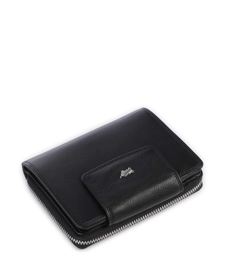Braun Büffel Golf RFID Wallet schwarz