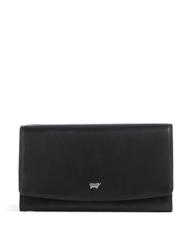 Braun Büffel Golf RFID Wallet schwarz