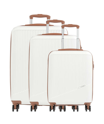 Travelite Bali Sada kufrů weiss/cognac