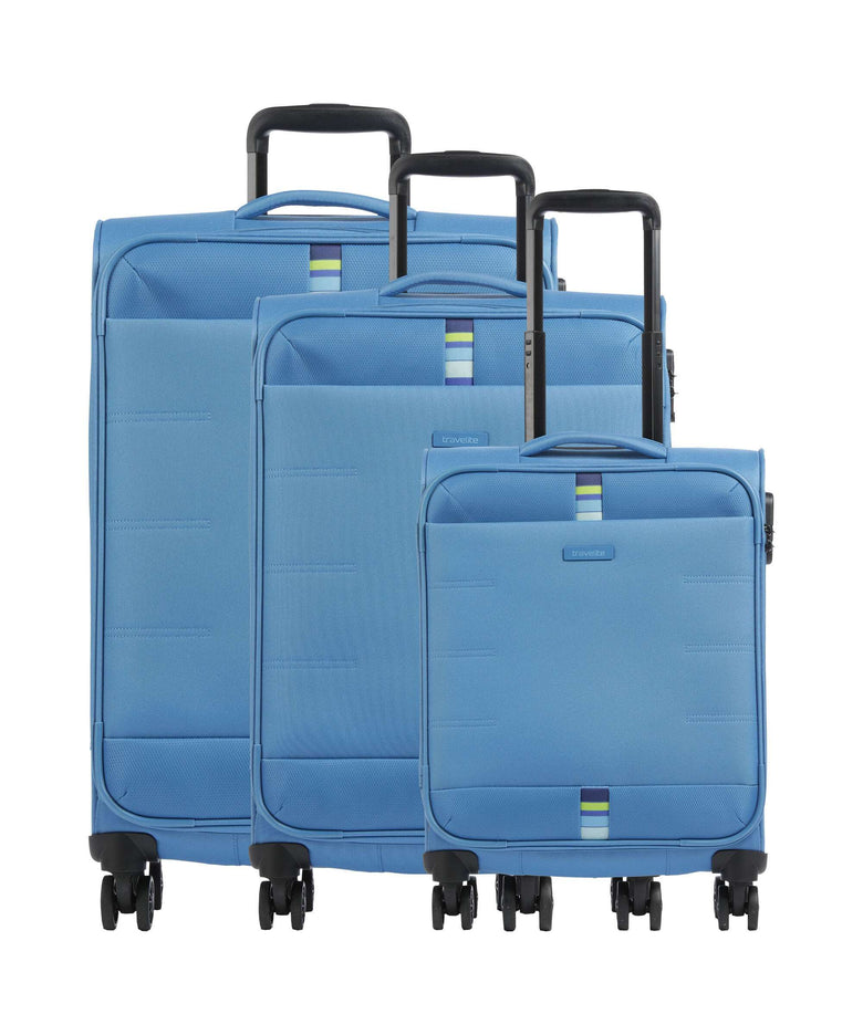 Travelite Rügen Suitcase set (4 wheels) mittelblau