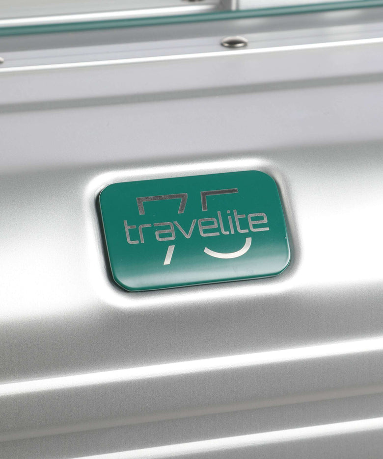 Travelite Next Spinner (4 wheels) silber/grün