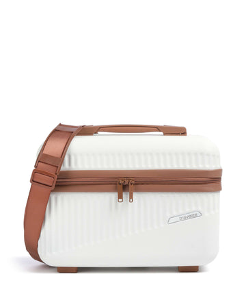 Travelite Bali Kufr na kosmetiku weiss/cognac