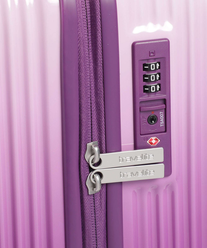 Travelite Lascana Edition Spinner (4 wheels) purple degrade