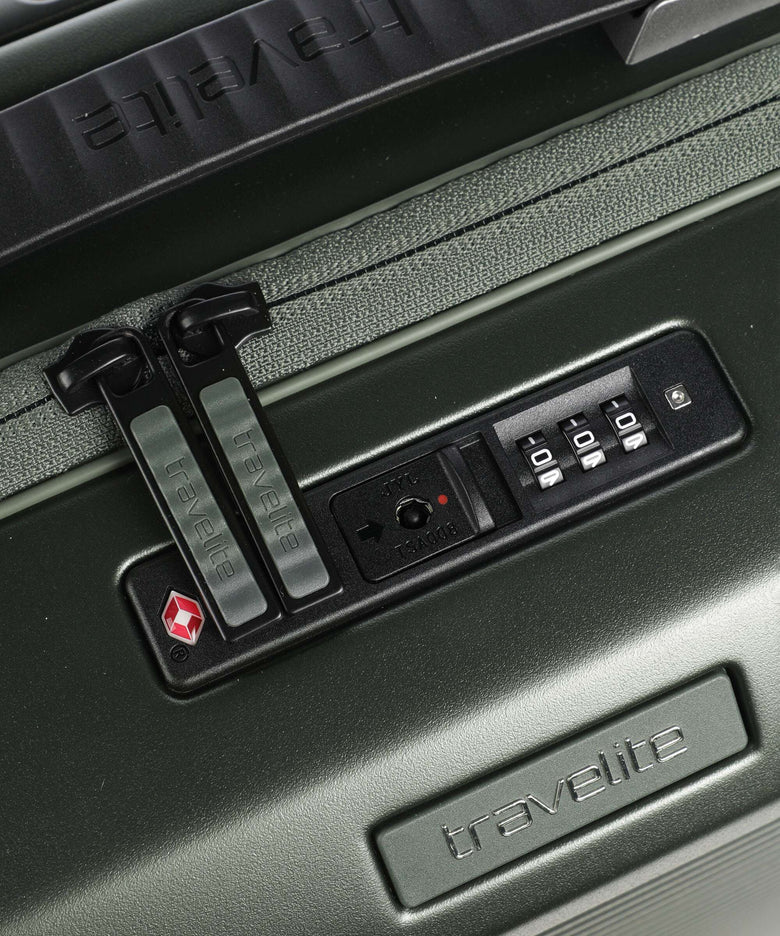 Travelite Millenium Suitcase set (4 wheels) pine green