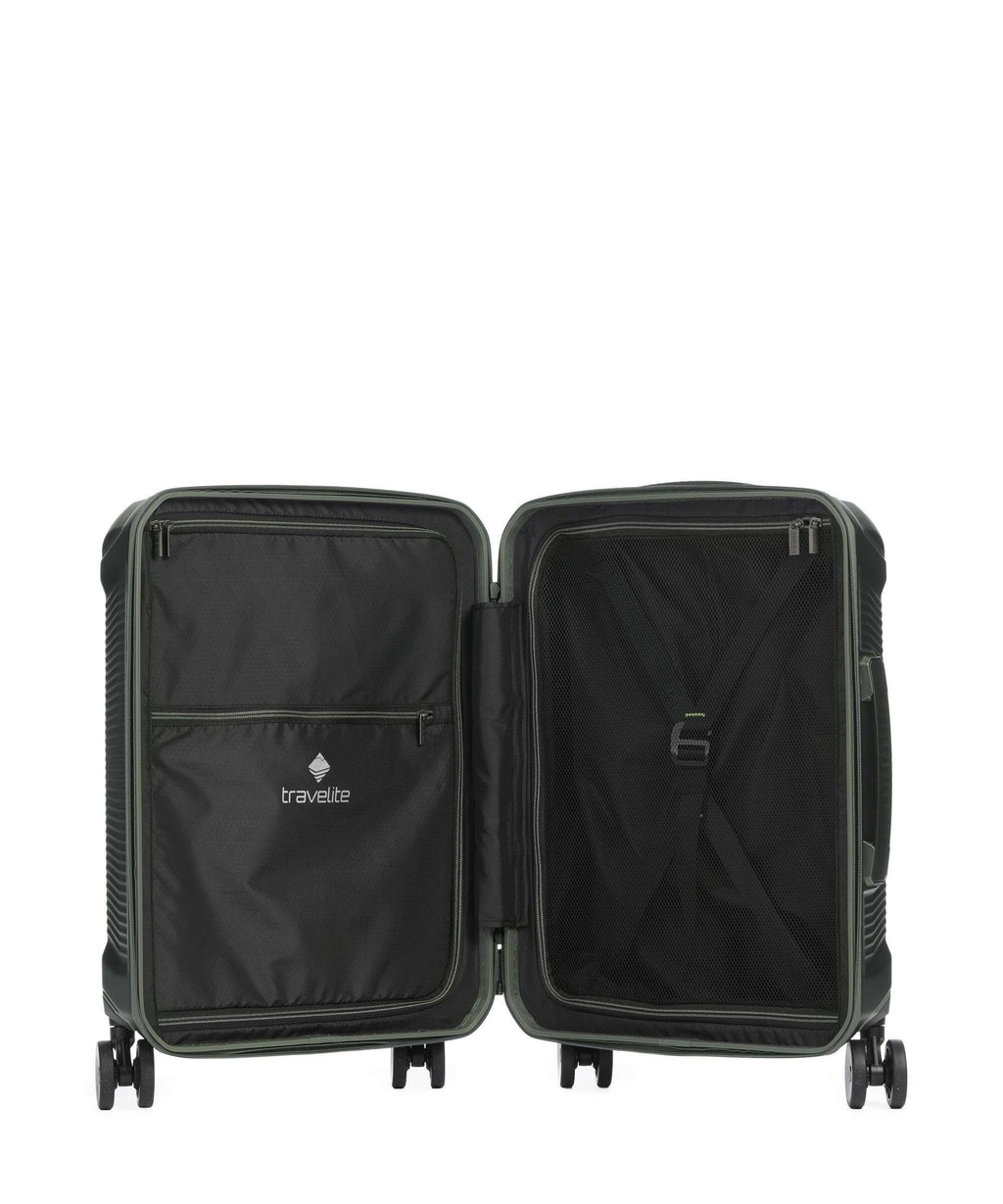 Travelite Millenium Suitcase set (4 wheels) pine green