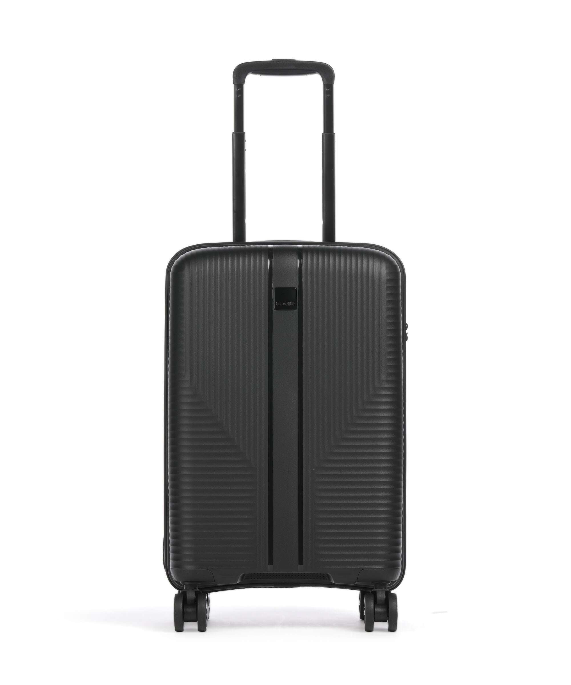 Travelite Air Stripe Slim Spinner (4 wheels) black