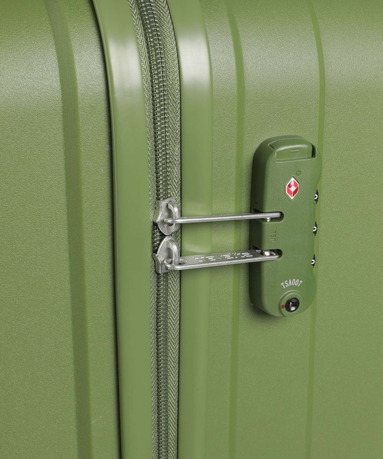 Travelite Pacific Suitcase set (4 wheels) olive