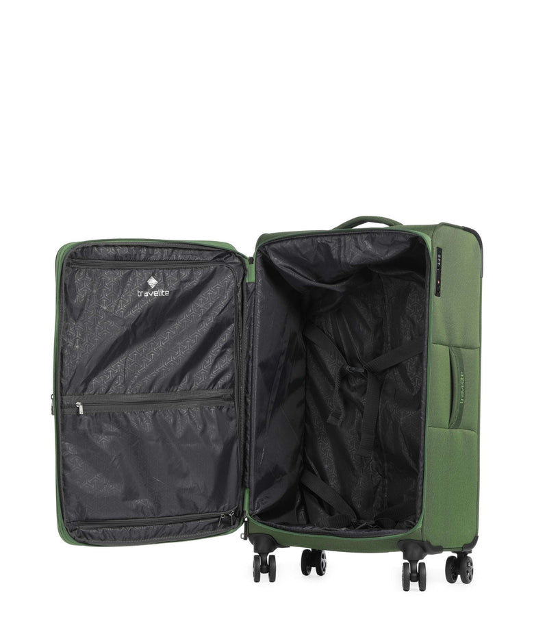Travelite Cubis Suitcase set (4 wheels) green