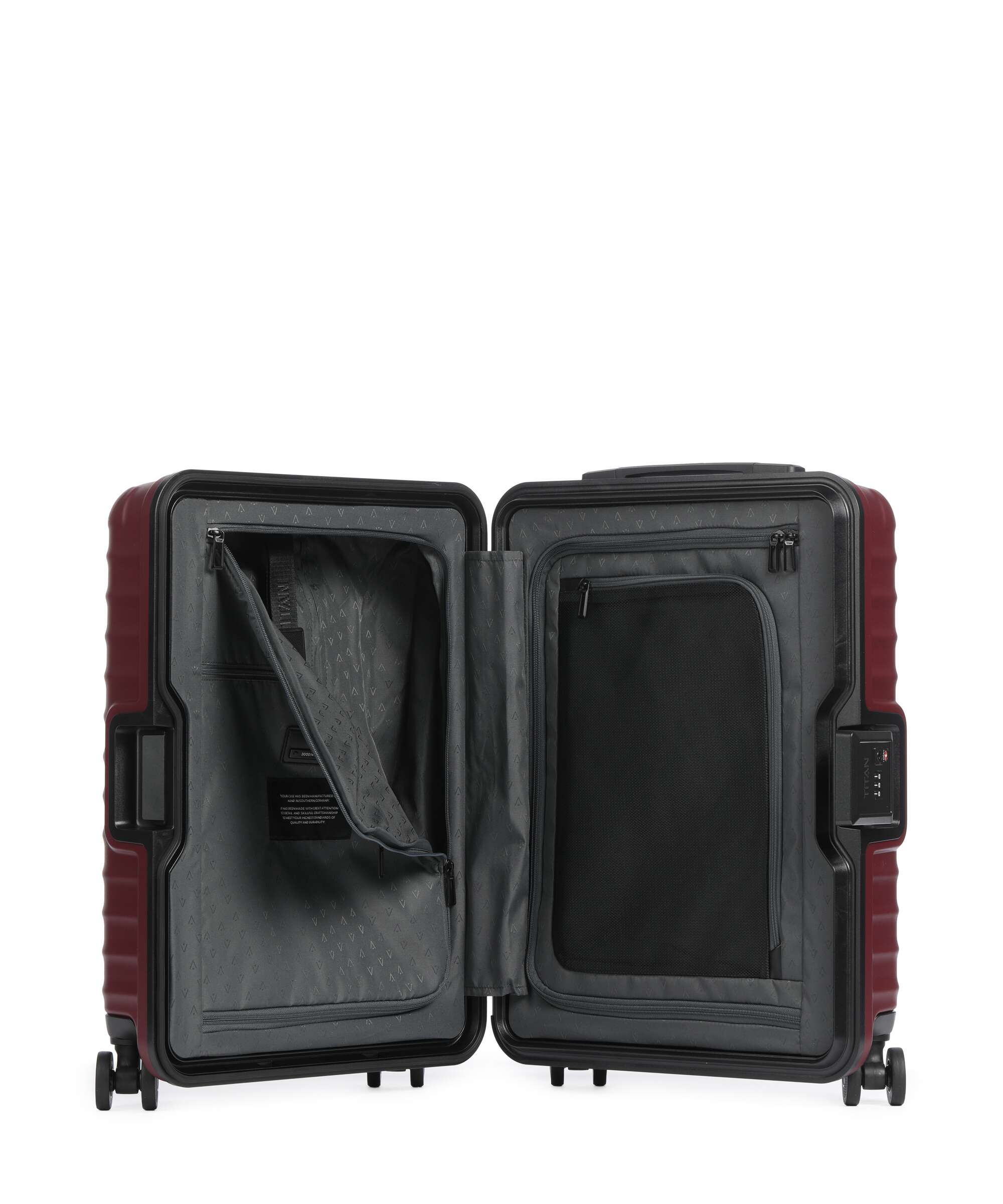 Titan Overseas Spinner (4 wheels) emberwood red