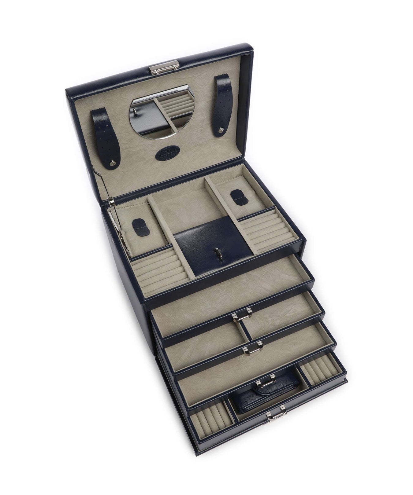 Windrose Merino Jewelry box dunkelblau