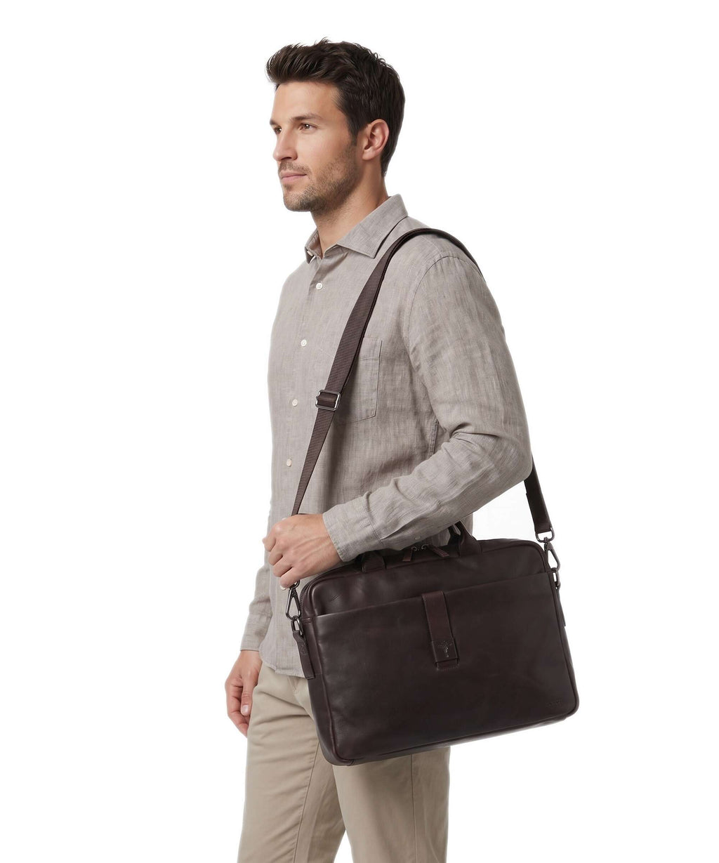 JOOP! Loreto Pandion Briefcase seal brown