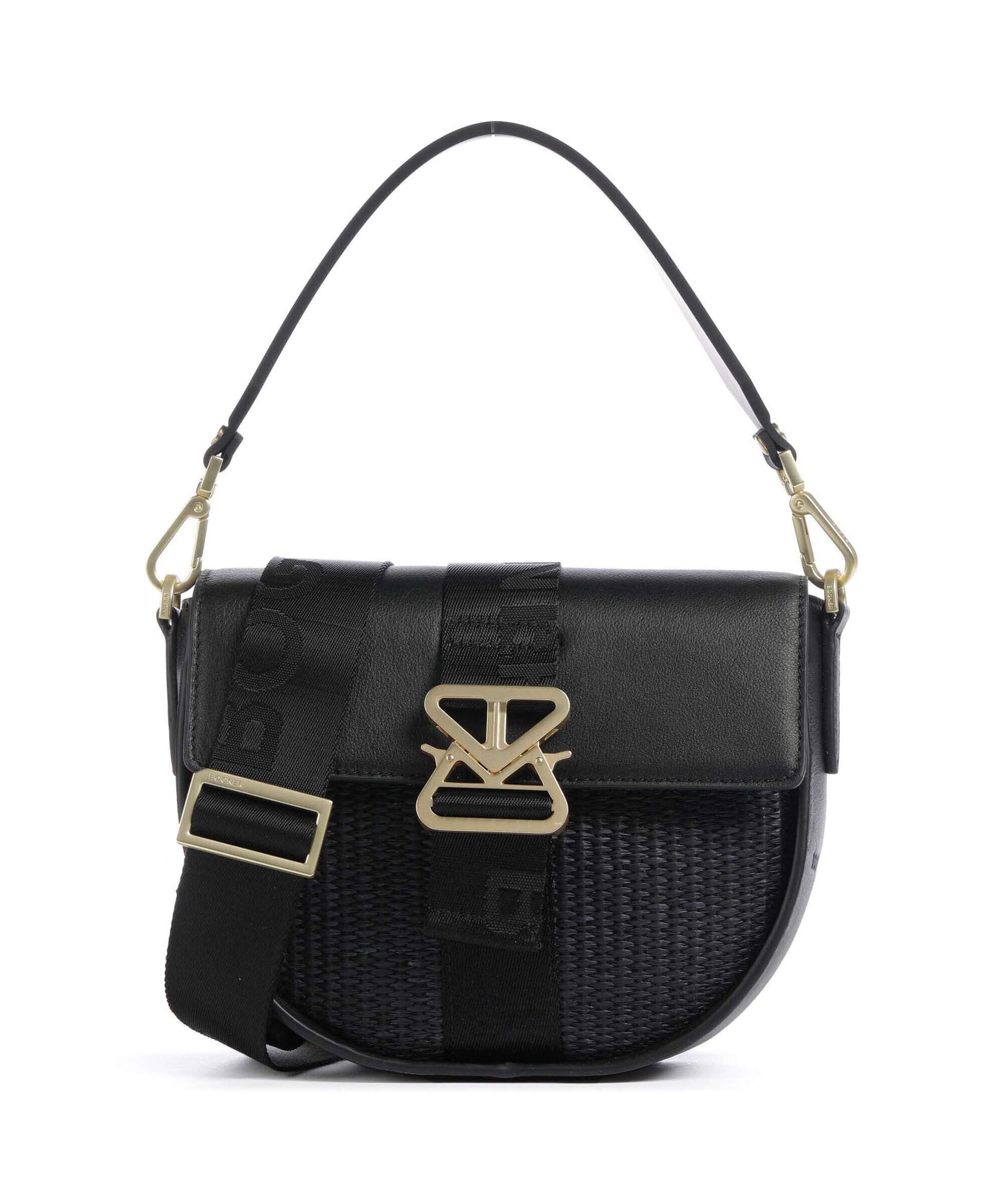 Bogner Zuoz Rafia Cassy Shoulder bag black