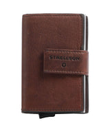 Strellson Brick Lane C-Three RFID Pouzdro na kreditní kartu dark brown