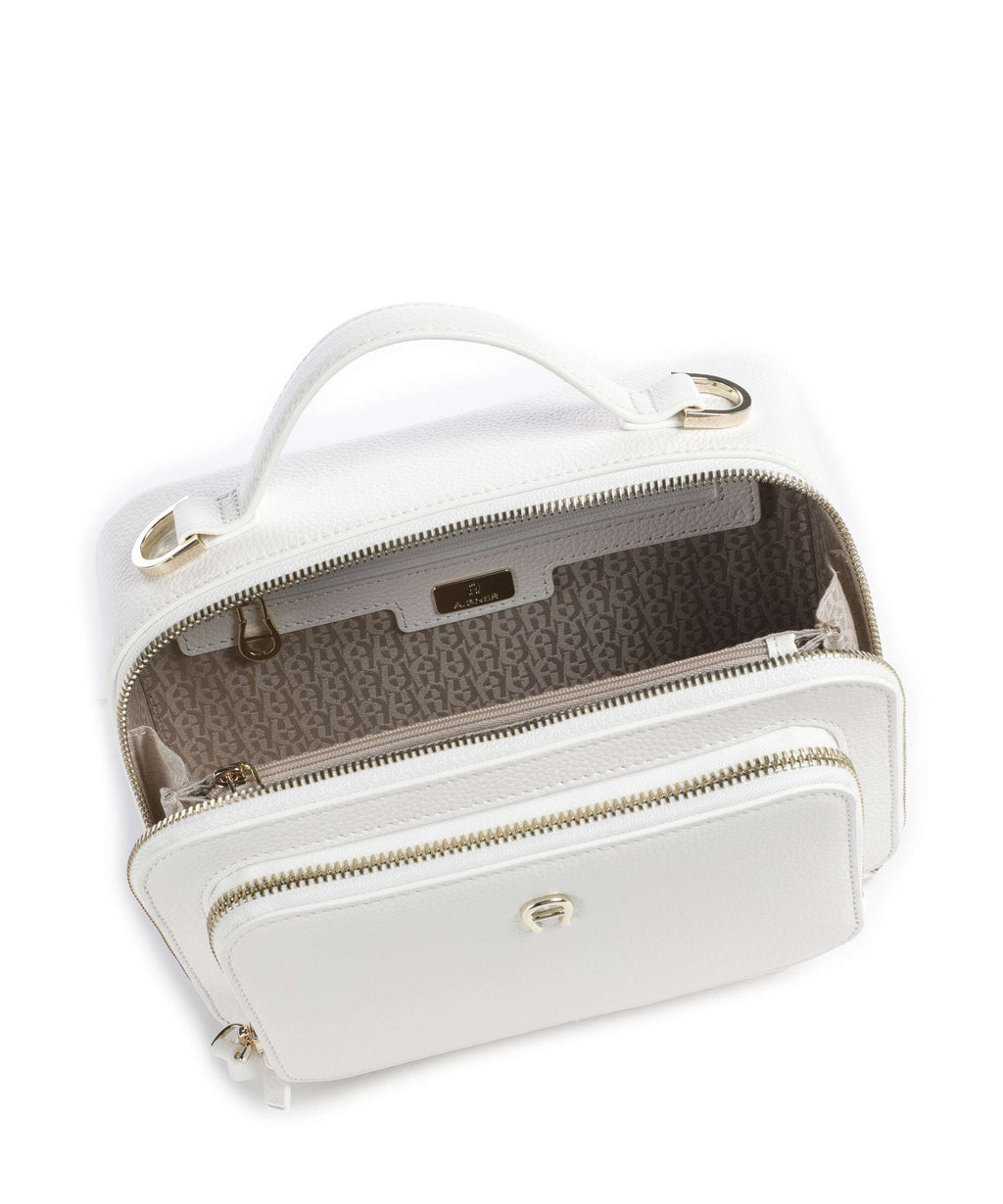 Aigner Zita S Crossbody bag cotton white