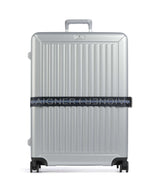 Aigner InMotion L Kufr se 4 kolečky silver