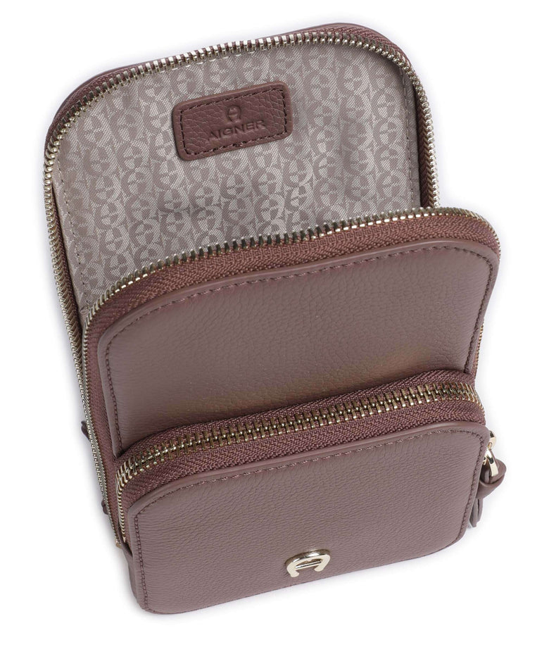 Aigner Zita Phone bag rosewood