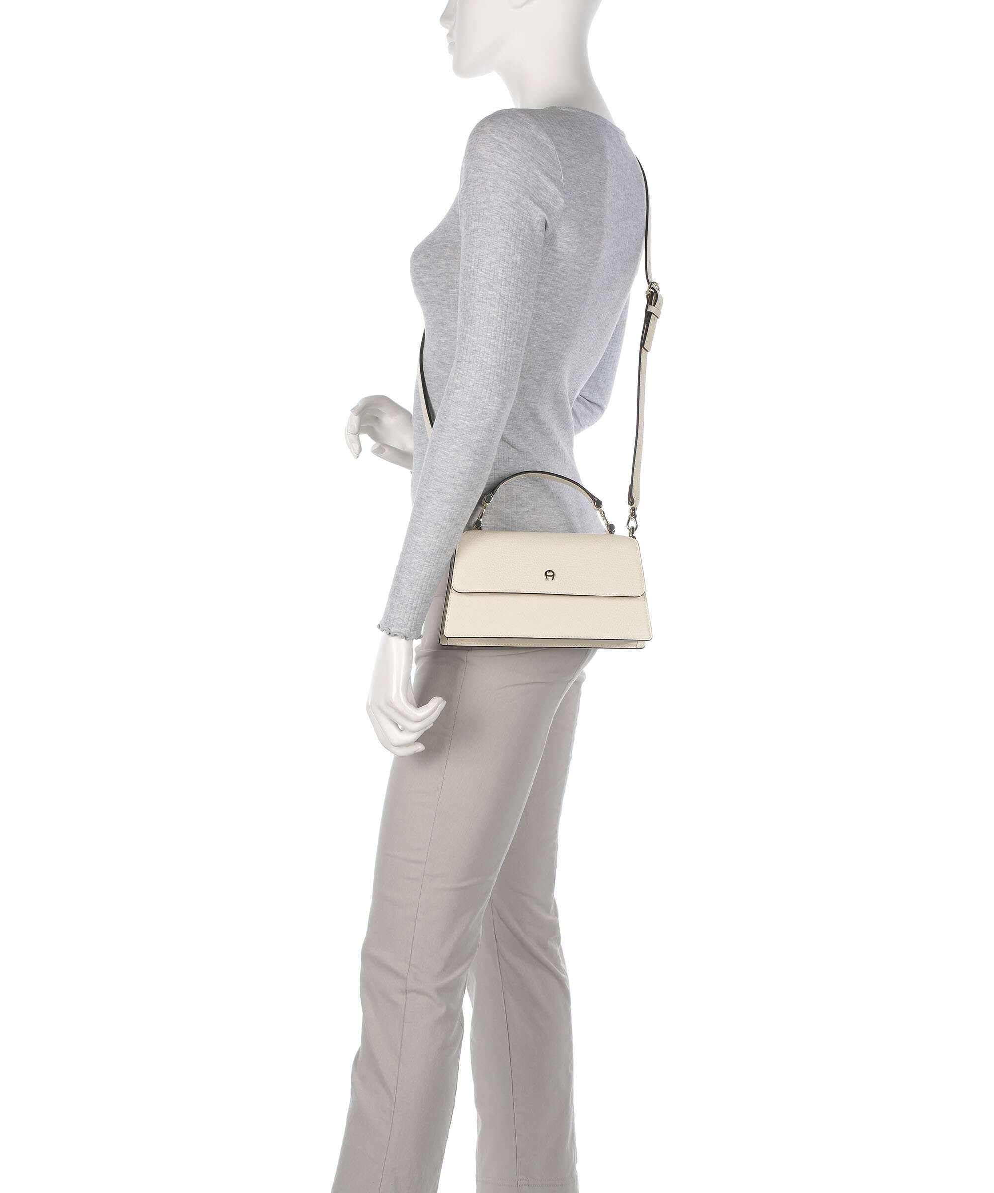 Aigner Delia S Handbag macadamia white