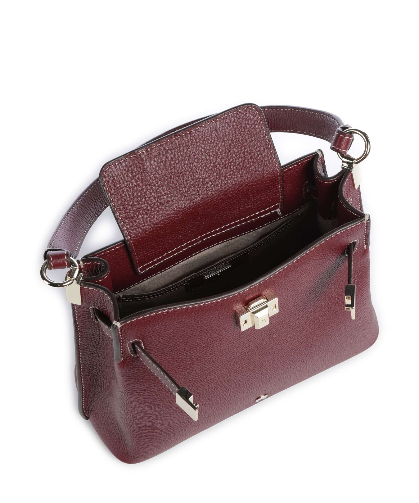 Aigner Farah M Hobo bag burgundy