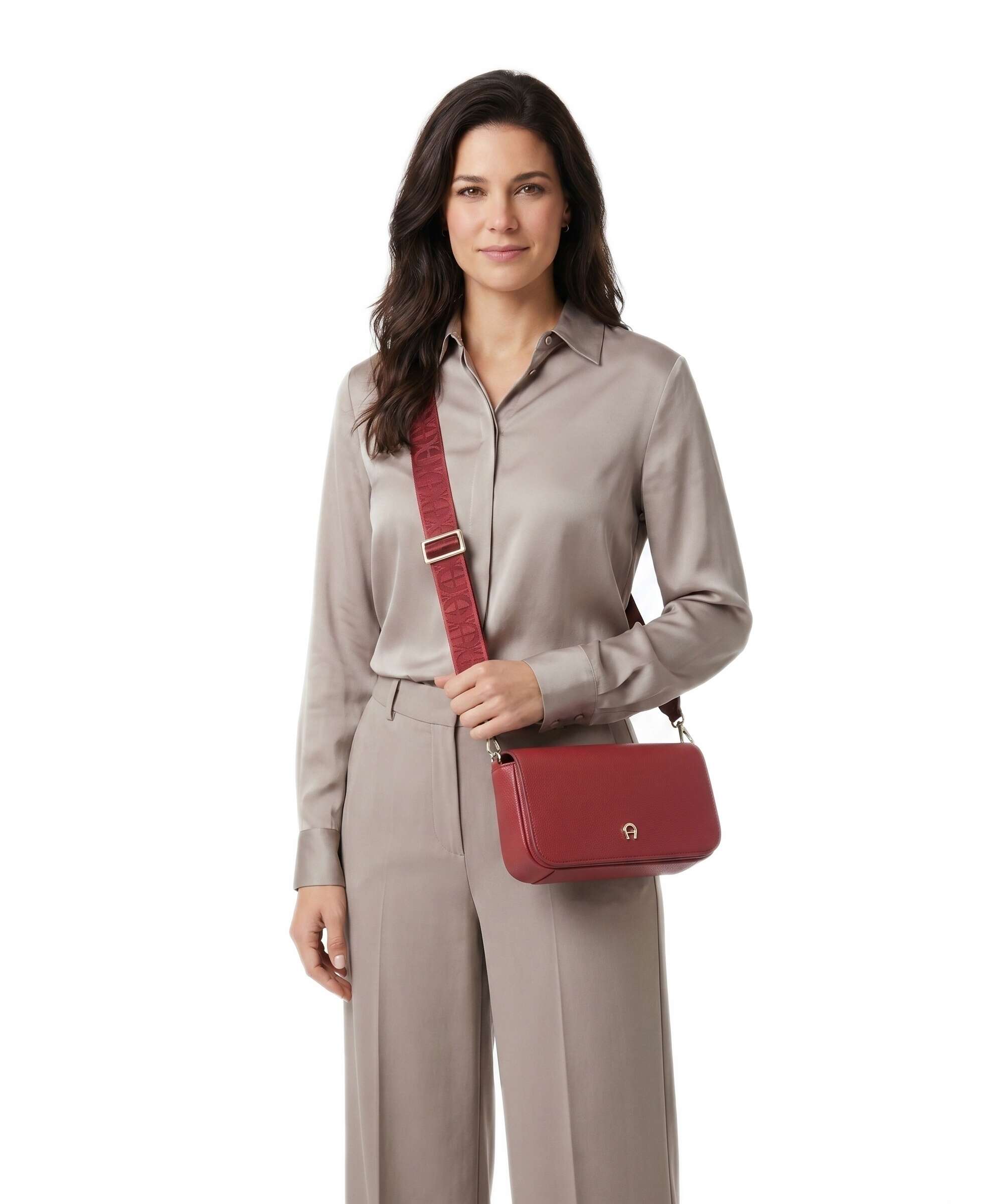 Aigner Zita S Crossbody bag burnt red