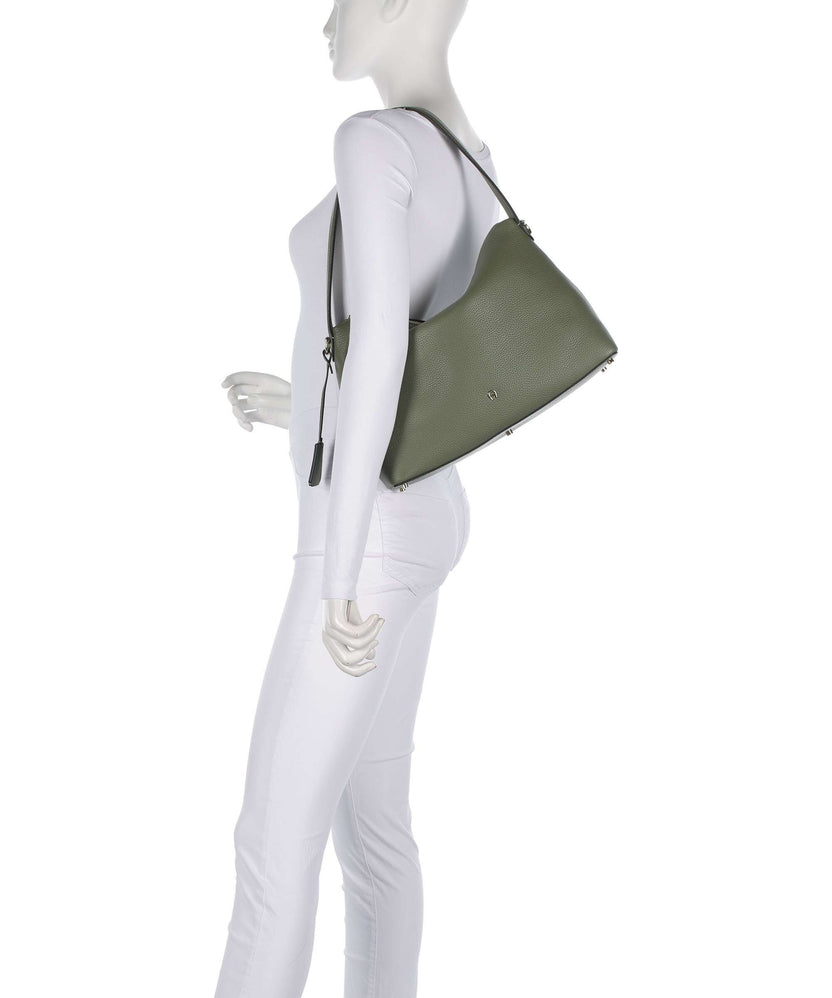 Aigner Delia M Hobo bag moss green
