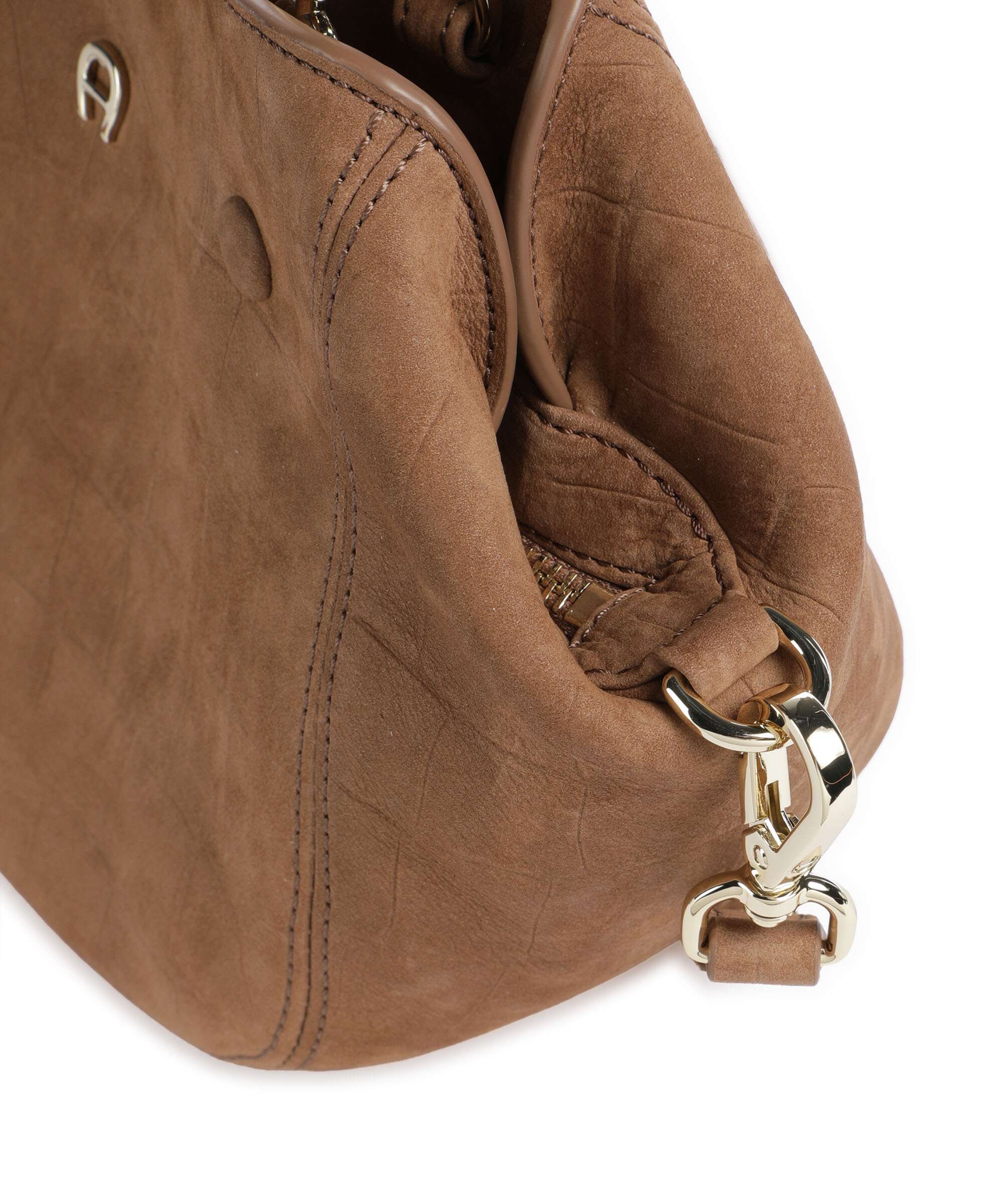 Aigner Carré Soft S Handbag saddle brown