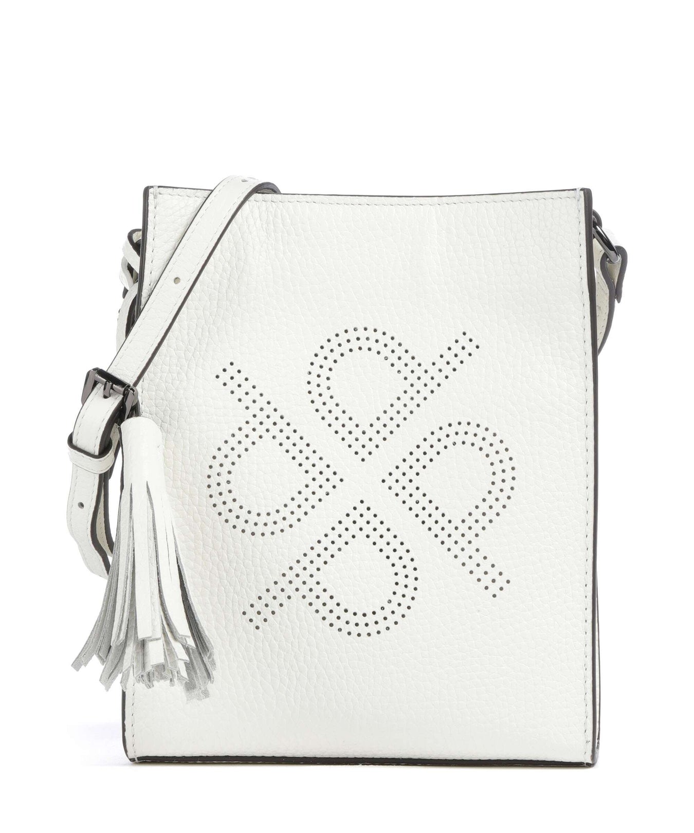 Picard Peephole Crossbody bag white lily
