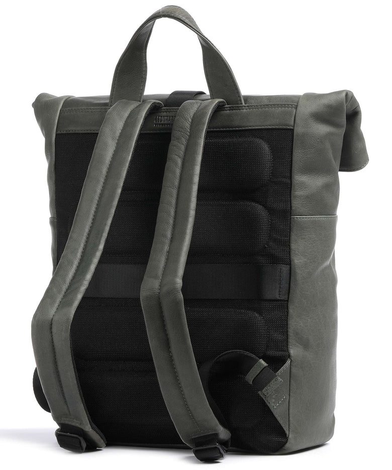 Leonhard Heyden Den Haag Rolltop backpack oliv