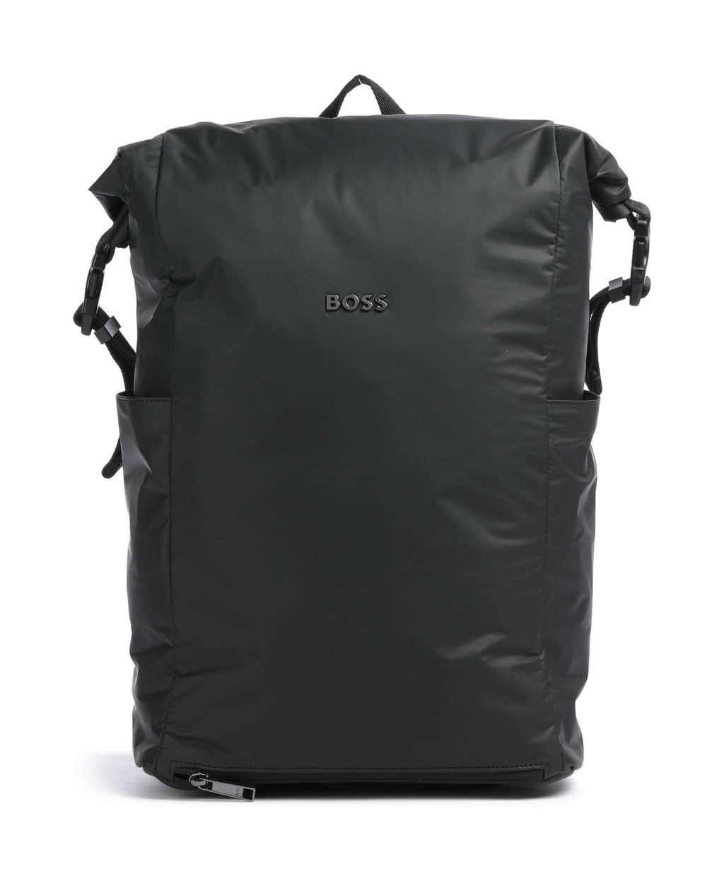 BOSS Catch Rolltop backpack black