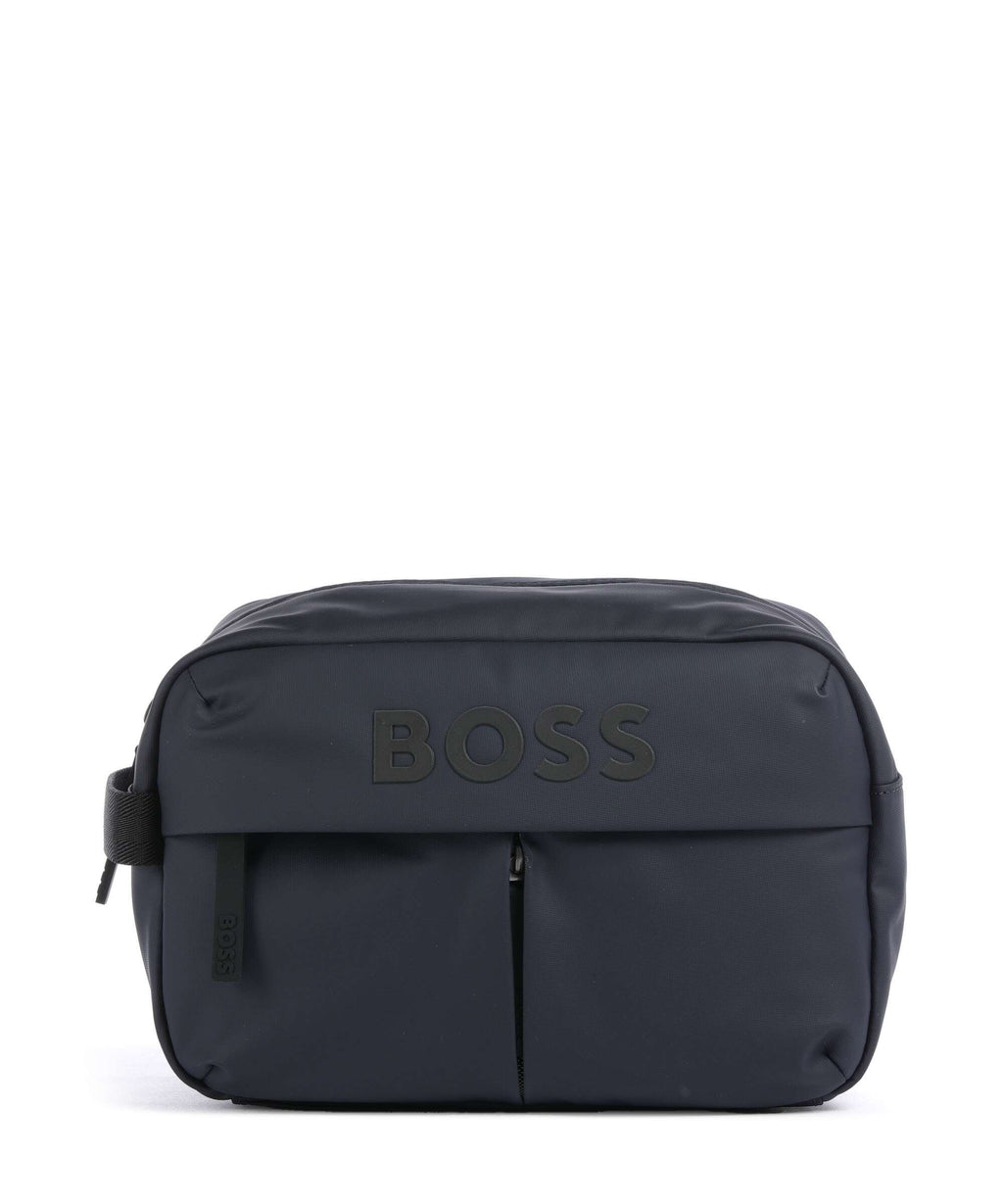 BOSS Stormy Toiletry bag dark blue