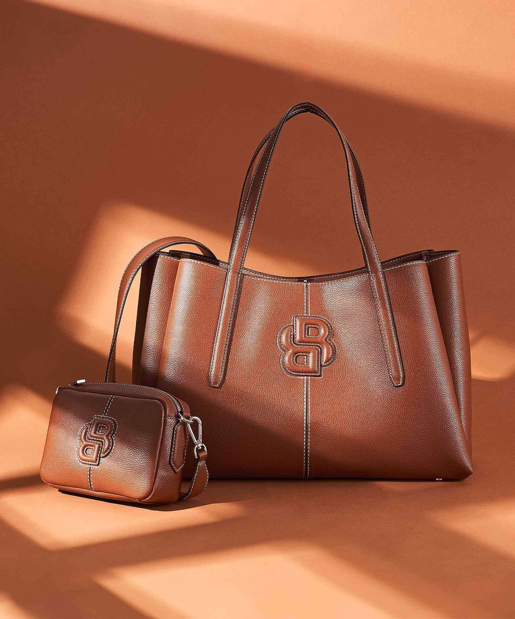 BOSS Anett Tote bag medium brown