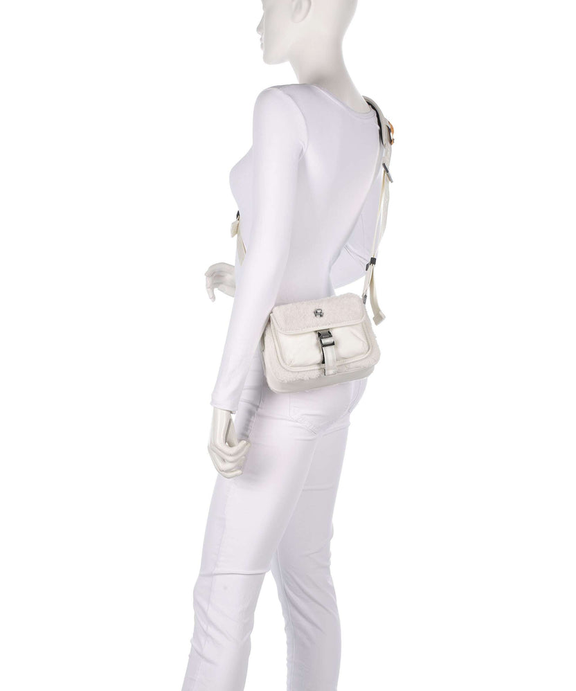 BOSS B Icon Crossbody bag open white