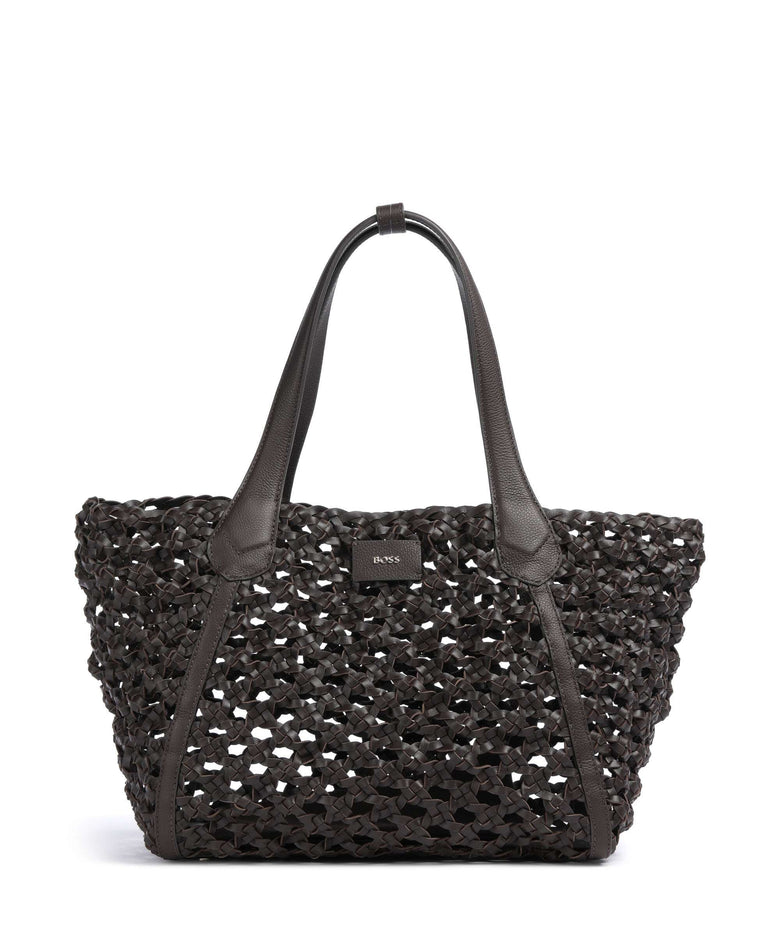BOSS Lenah Hobo bag dark brown