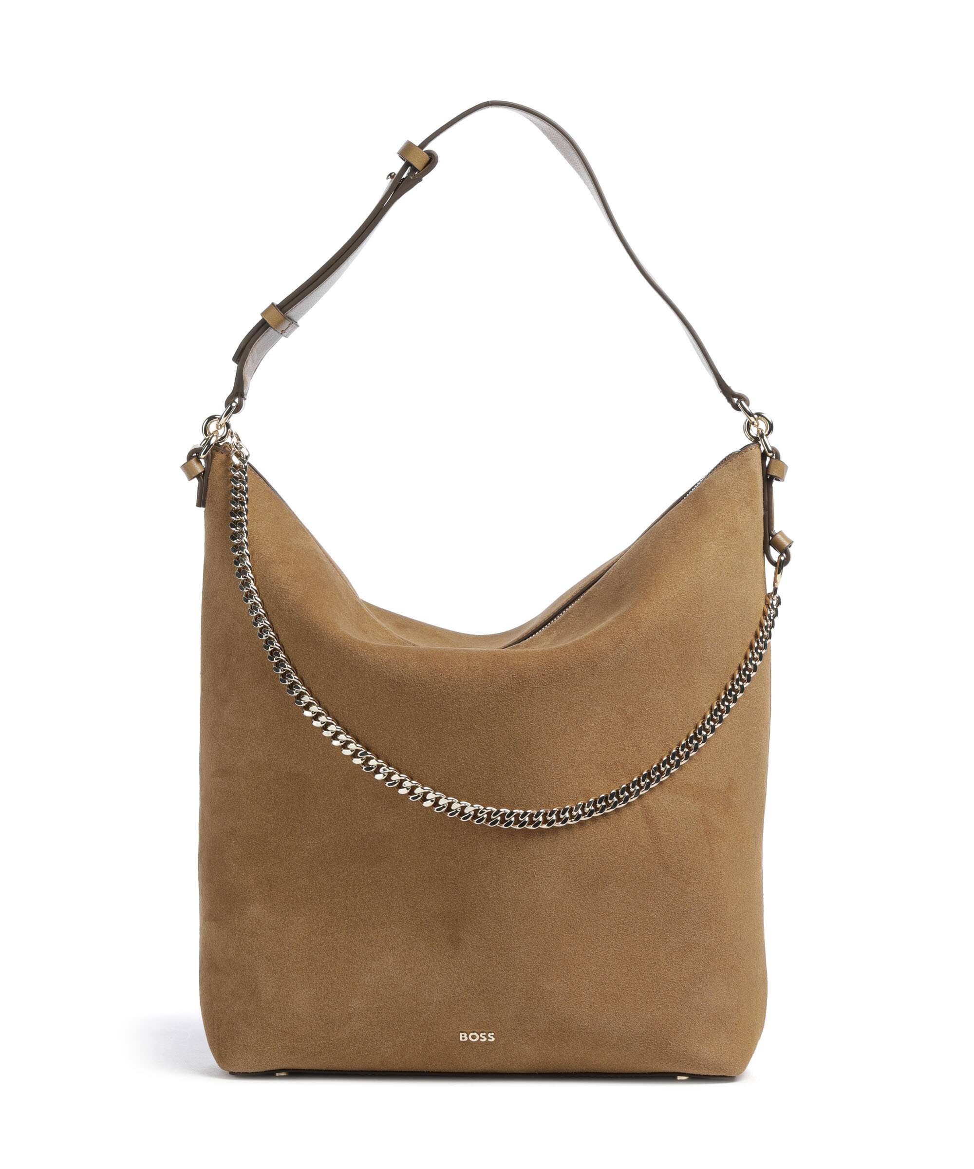BOSS Yelena Hobo bag medium beige