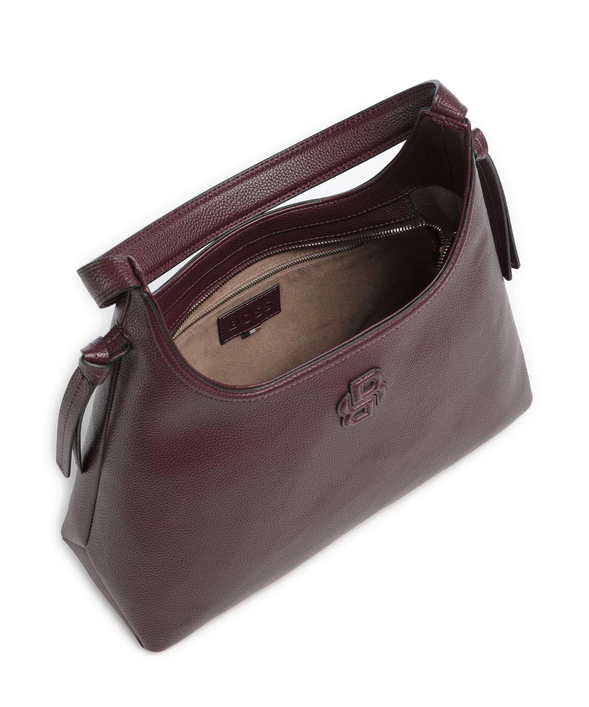 BOSS Anett Hobo bag open purple
