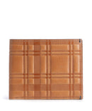 Fossil Bronson Bifold BRONSON Pouzdro na kreditní kartu camel plaid emboss