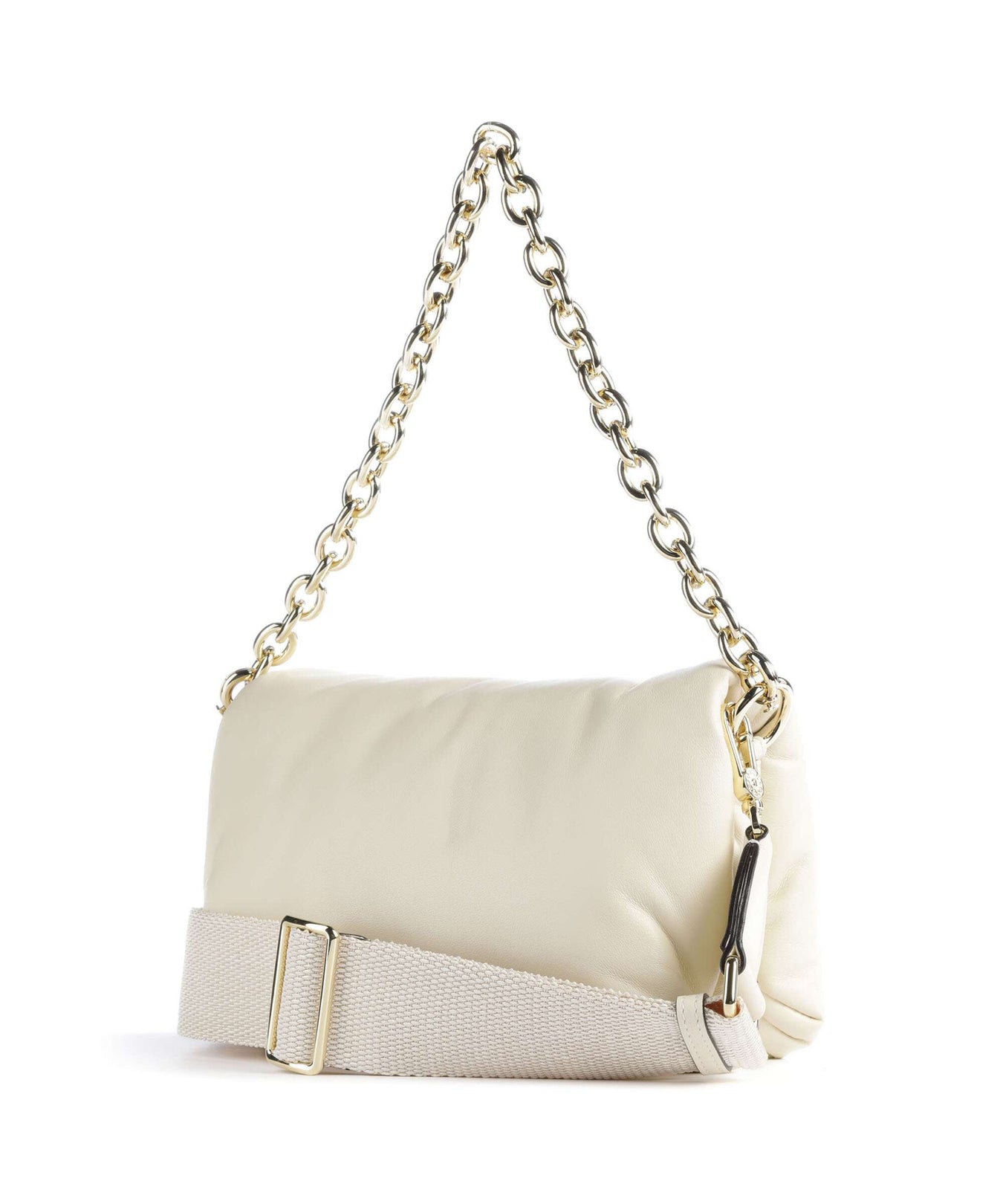 Abro Piuma_Lucido Puffer Shoulder bag milk
