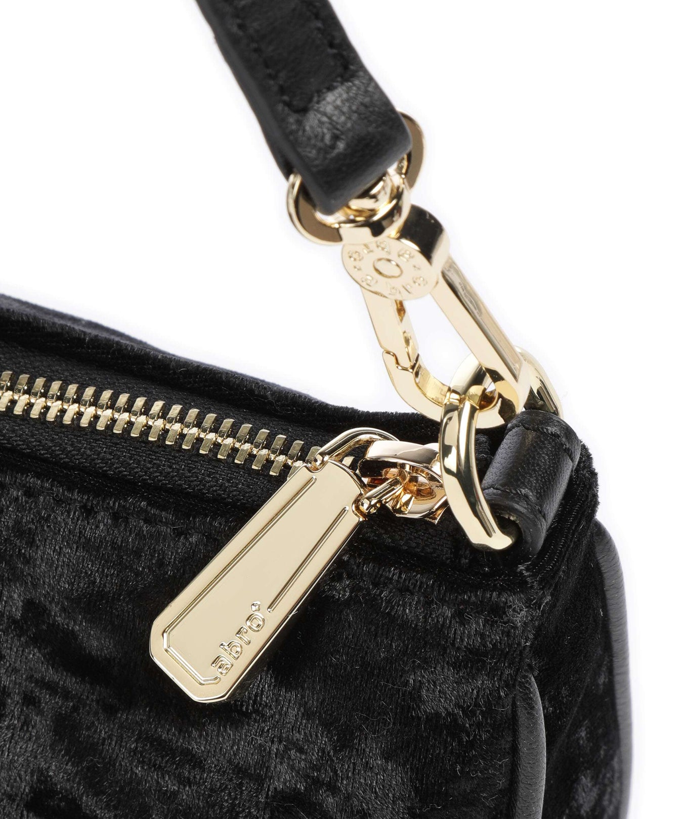 Abro Virginia Shoulder bag black/gold