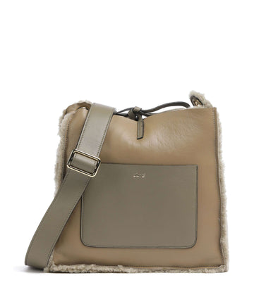 Abro Shearling Raquel Kabelka přes rameno siena