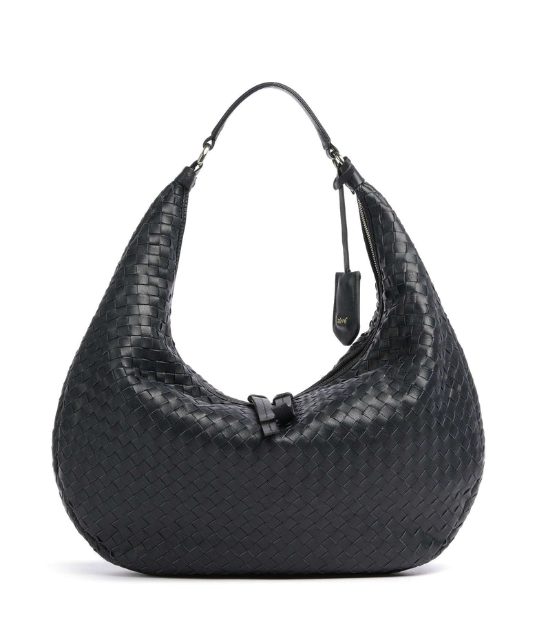 Abro Piuma Nana Hobo bag navy