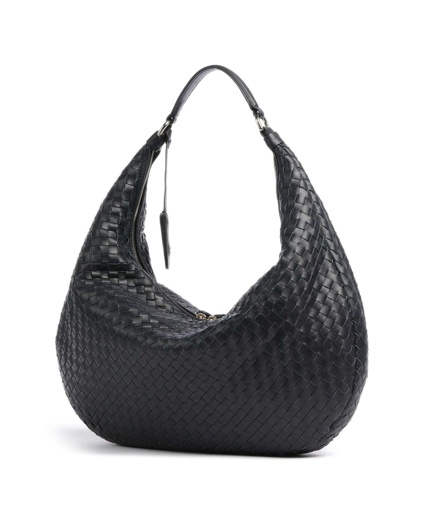 Abro Piuma Nana Hobo bag navy
