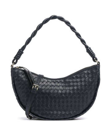 Abro Piuma Moon Hobo bag navy