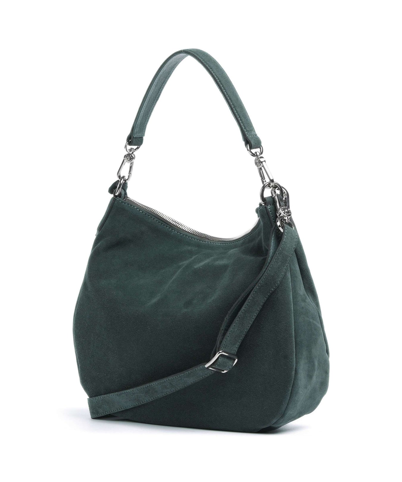 Abro Suede Juna Hobo bag sage